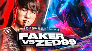 FAKER DOESN'T REST... *BACK vs #1 ZED KOREA!!!*