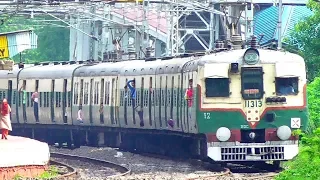 EMU Train Departing Curvy Platform & Speeding between Bally & Belur | Eastern Railway