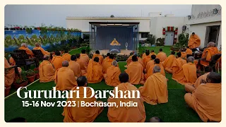 Guruhari Darshan, 15-16 Nov 2023, Bochasan, India