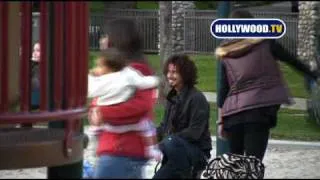 Chris Cornell Swings Kids at The Park