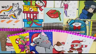 БУМАЖНЫЕ СЮРПРИЗЫ/новинка НОВОГОДНЯЯ КОЛЛЕКЦИЯ🎄🎁 💖распаковка от Klyaksa Cat💖