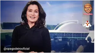 O galinho no Jornal Nacional | O Pagodeiro