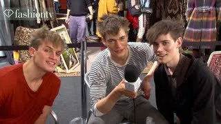 Male Models at Etro Fall/Winter 2013-14 BACKSTAGE | Milan Men's Fashion Week | FashionTV