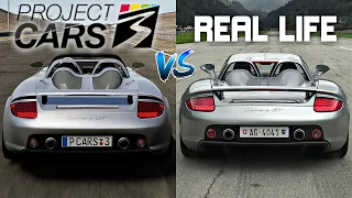 Project CARS 3 vs REAL LIFE Exhaust SOUNDS Direct Comparison 🔥 | -Part 1-