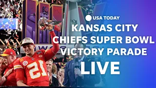 Watch live: Travis Kelce, Patrick Mahomes and Kansas City Chiefs' parade | USA TODAY