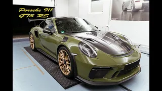 PORSCHE GT3 RS WEISSACH - Full Car-Wrap in Dark Green