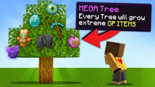 Minecraft, But Trees Drop OP Items...