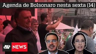 Bolsonaro cumpre campanha no RJ, em MG, PI e CE