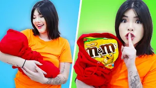 FUNNY WAYS TO SNEAK SNACKS INTO A CONCERT | 9 CRAZY SITUATIONS AND CLEVER DIY BY CRAFTY HACKS