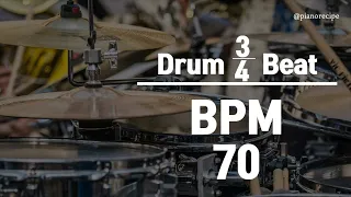 70 BPM 드럼비트 (3/4 Beat 70 BPM)