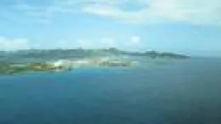 KLM Boeing B747-400 Landing St. Maarten Cockpit view