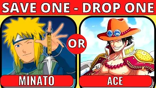 Save One Drop One ( Anime Character Quiz 2023 )