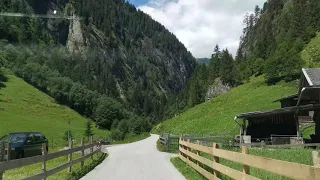 Driving from Stillup Stausee to Mayrhofen ( Austria, Tirol, Zillertal)
