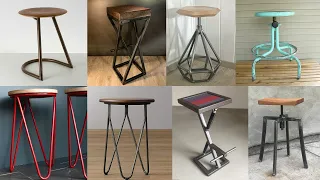 Modern metal frame stool ideas ! DIY! Make Stools Simple, Sturdy, and Strong