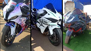 Insane Superbikes Drag race at Amby Valley Run 2022 - Ninja H2R, Hayabusa, S1000 RR and much more...