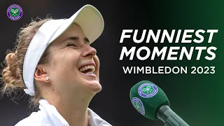 THE FUNNIEST MOMENTS OF WIMBLEDON 2023 🤣