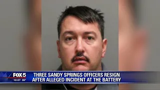 Three Sandy Springs officers resign after alleged incident at the Battery