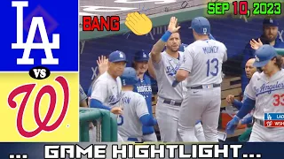 Dodgers vs. Nationals [TODAY] September 10, 2023 - MLB Highlights | MLB Season 2023