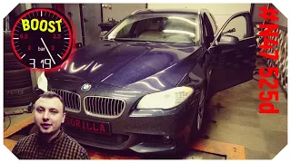 #Chiptuning BMW F11 525d N47 218KM stage1 // vlog // 3.x BARA BOOSTU?!