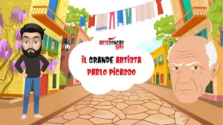 Il Grande Artista Pablo Picasso | Scopri gli artisti con Arte Concas Kids | Museo Picasso | Cartone