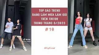🌈 TOP CÁC TREND '' ĐANG LÀM MƯA LÀM GIÓ '' TRÊN TIKTOK TRONG THÁNG 8/2023 | P10 | Top Trend