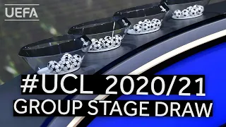 UEFA CHAMPIONS LEAGUE 2020/21 Group Stage Draw & UEFA Awards