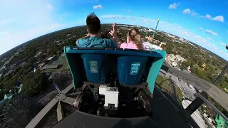 Iron Gwazi - Busch Gardens Tampa Bay - Onride - 4k