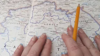 ASMR ~ Astana, Kazakhstan History & Geography ~ Soft Spoken Map Tracing Google Earth