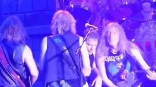 Iron Maiden - Wasted Years @ The Forum, Inglewood, CA, USA 4/15/2016 The Book of Souls World Tour