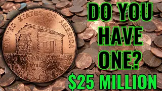 DO YOU HAVE THESE MEMORIAL LINCOLN PENNIES WORTH A LOT OF MONEY - PENNIES WORTH MILLIONS!!
