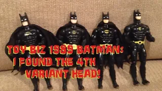 Toy Biz Batman Update ALL 4 VARIANT HEADS! - MIKE'S VINTAGE TOYS #115