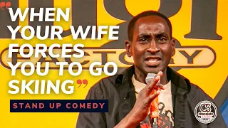 When Your Wife Forces You To Go Skiing - Comedian Mike Estime - Chocolate Sundaes Standup Comedy