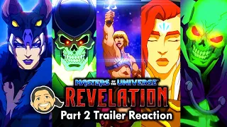 Trailer Reaction Masters of the Universe Revelation - Part 2 Netflix | MOTU | He-Man -Mega Jay Retro