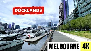 MELBOURNE, AUSTRALIA 🇦🇺 [4K] Docklands — Walking Tour