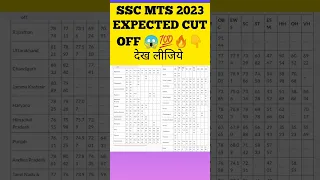 🔥।ssc mts expected cutoff 2023।ssc mts cut off 2023।ssc mts vacancy 2023।ssc mts cutoff।#ssc #shorts