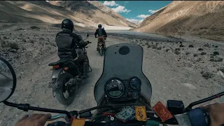 Leh on two wheels. #himalayan411 #djiaction4 #dji #djiglobal