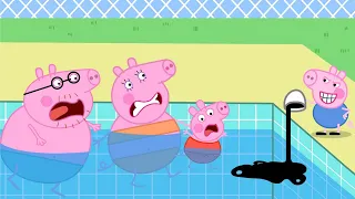 Oh No! What's going on at Peppa's swimming pool? | Peppa Pig Funny Animation