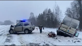 Погода не имеет значения если ты на Mitsubishi Pajero: Момент Дтп