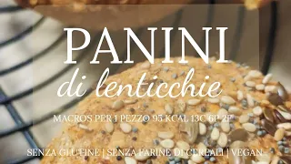 Panini di lenticchie - senza glutine e Vegan