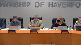 Haverford Township Board of Commissioners Meeting - August 8, 2022