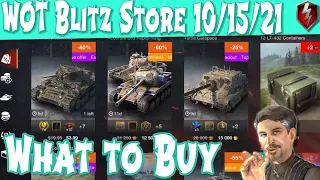 What to Buy in Store October 15, 2021 WOT Blitz | Littlefinger on World of Tanks Blitz