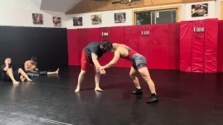 K Dojo MMA “Russian HWT training with D1 college wrestler”