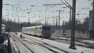 Eisenbahnverkehr in Köln Mülheim Mit Br 412 462 408 182 620 248 401 411 193 145 189 147 146 266 152