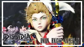 Onion Knight (with Shiva) | Dissidia Final Fantasy NT PS4 Closed Beta Gameplay