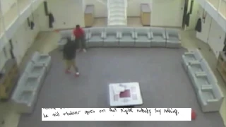 Video shows former Cuyahoga County juvenile jail officer standing guard as inmates fight