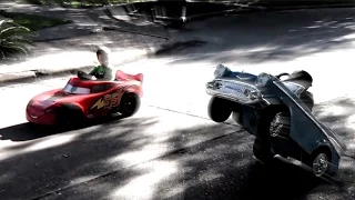 Modified Power Wheels Grudge Race WHEELSTAND!  The Fast and The Furious Edit :)