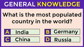 30 General Knowledge Questions | How Good Is Your General Knowledge? #challenge 2