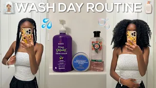 My Updated Natural Hair Wash Day Routine For Long Healthy Hair Growth 2023 🧖🏾‍♀️🧴🧼🚿