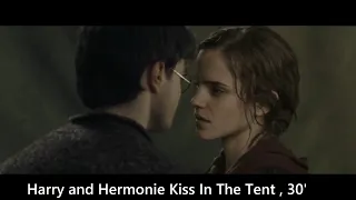 Harry and Hermione Kiss in the Tent 🥰 🥰[ Deleted Scene Of Harry Porter ]