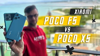 РАЗНЫЕ ВЕСОВЫЕ🔥 СМАРТФОН XIAOMI POCO F5 VS XIAOMI POCO X5 Snapdragon 7+ Gen 2  UFS 3.1 ДВА ТОПА ?!